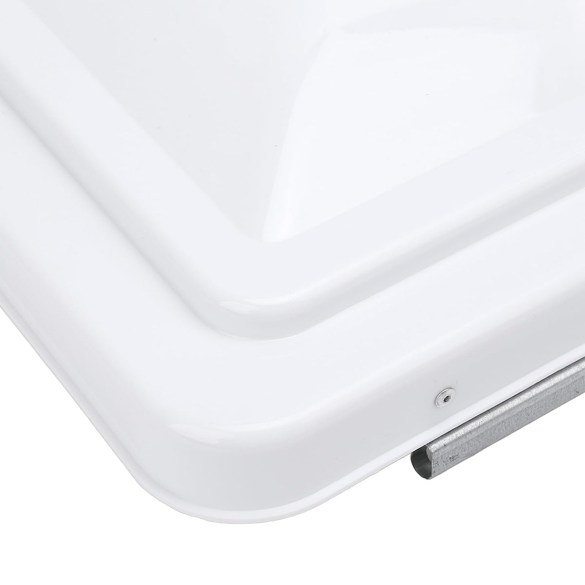 2 Pack 14 Inch White Polypropylene RV Roof Vent Cover T650