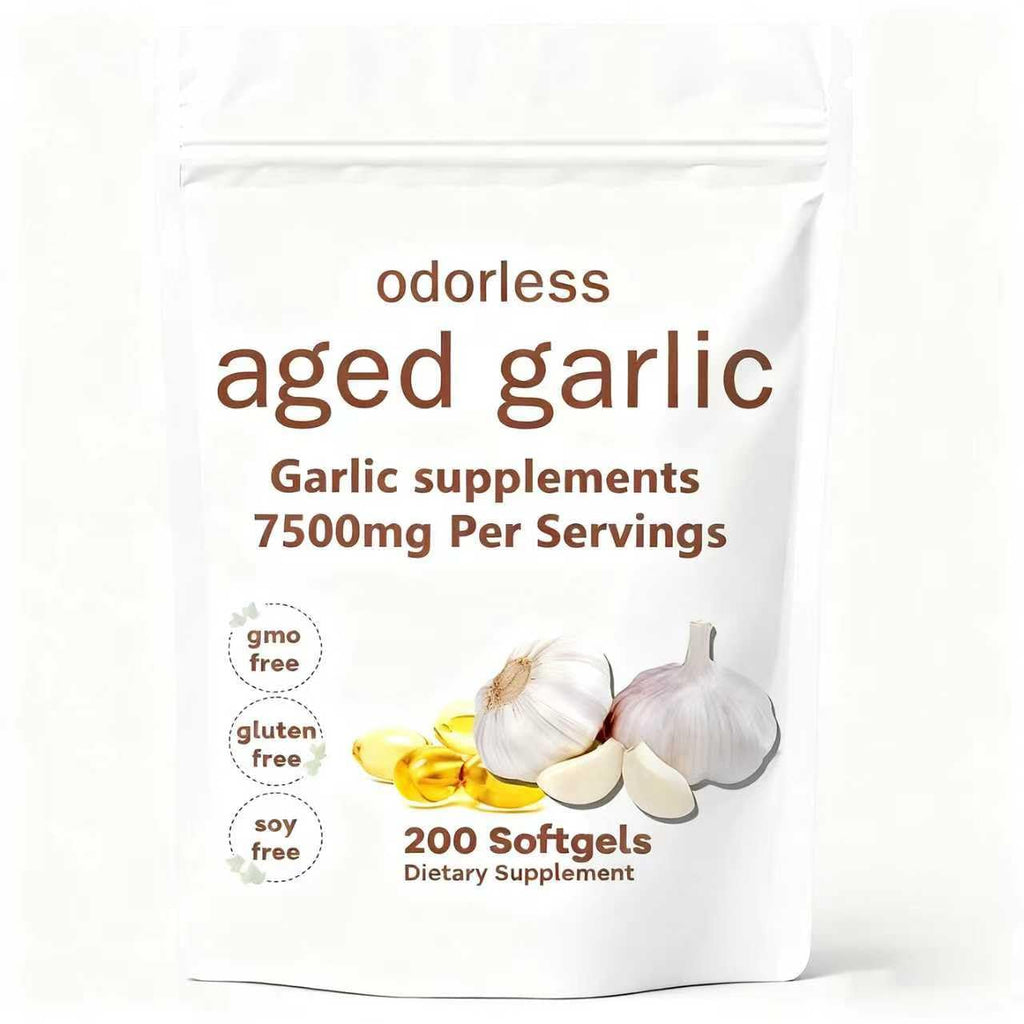 Odorless Aged Garlic Extract 200 Softgels F1093