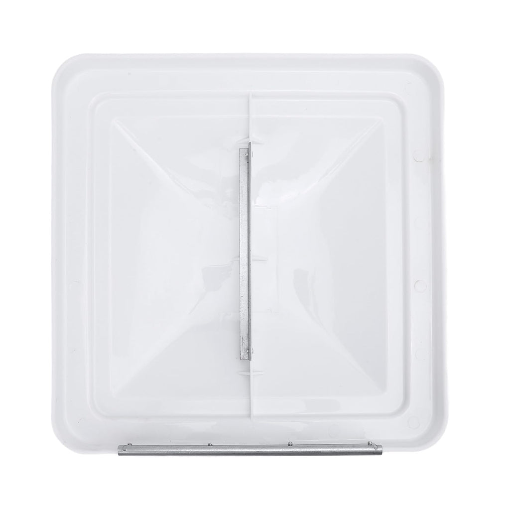 2 Pack 14 Inch White Polypropylene RV Roof Vent Cover T650