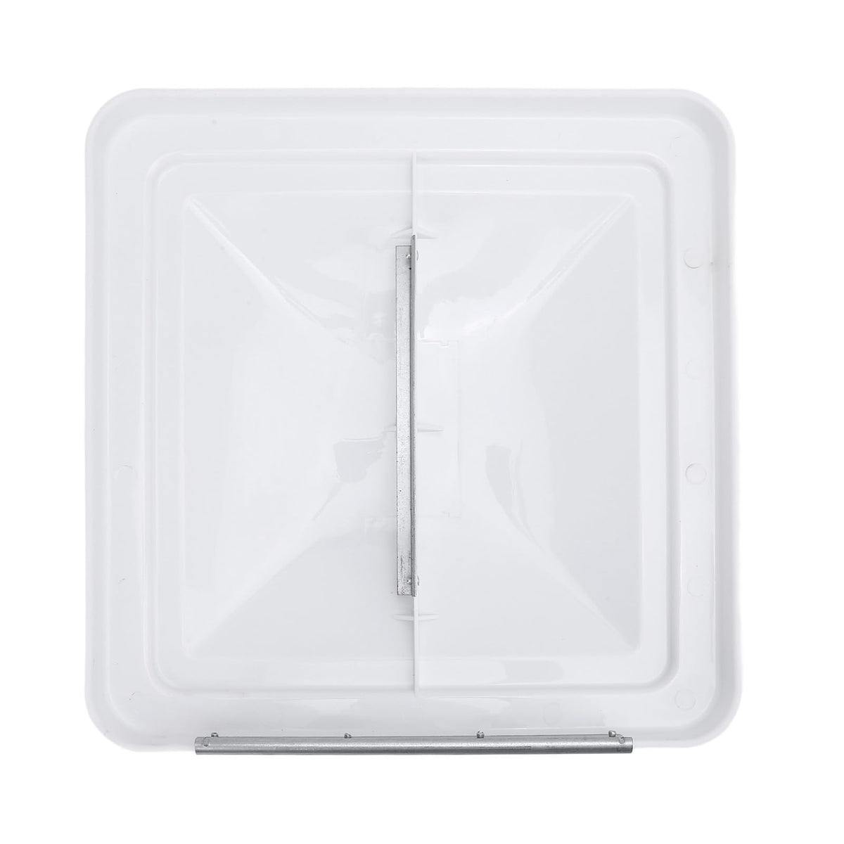 2 Pack 14 Inch White Polypropylene RV Roof Vent Cover T650