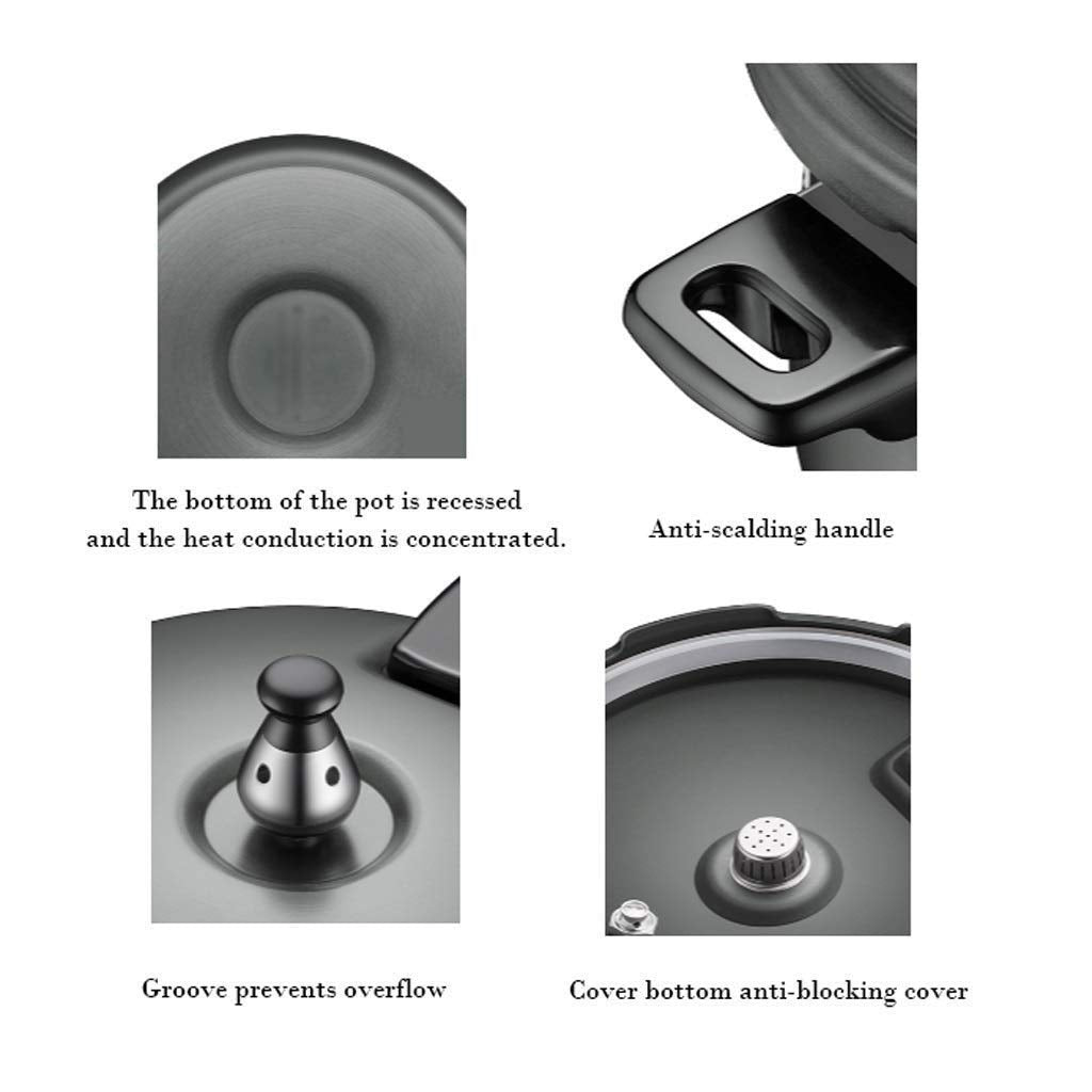 Black 3L Stainless Steel Pressure Cooker P633