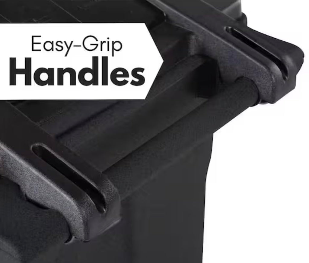 48 Gallon Trash Can with Quiet Wheels W855