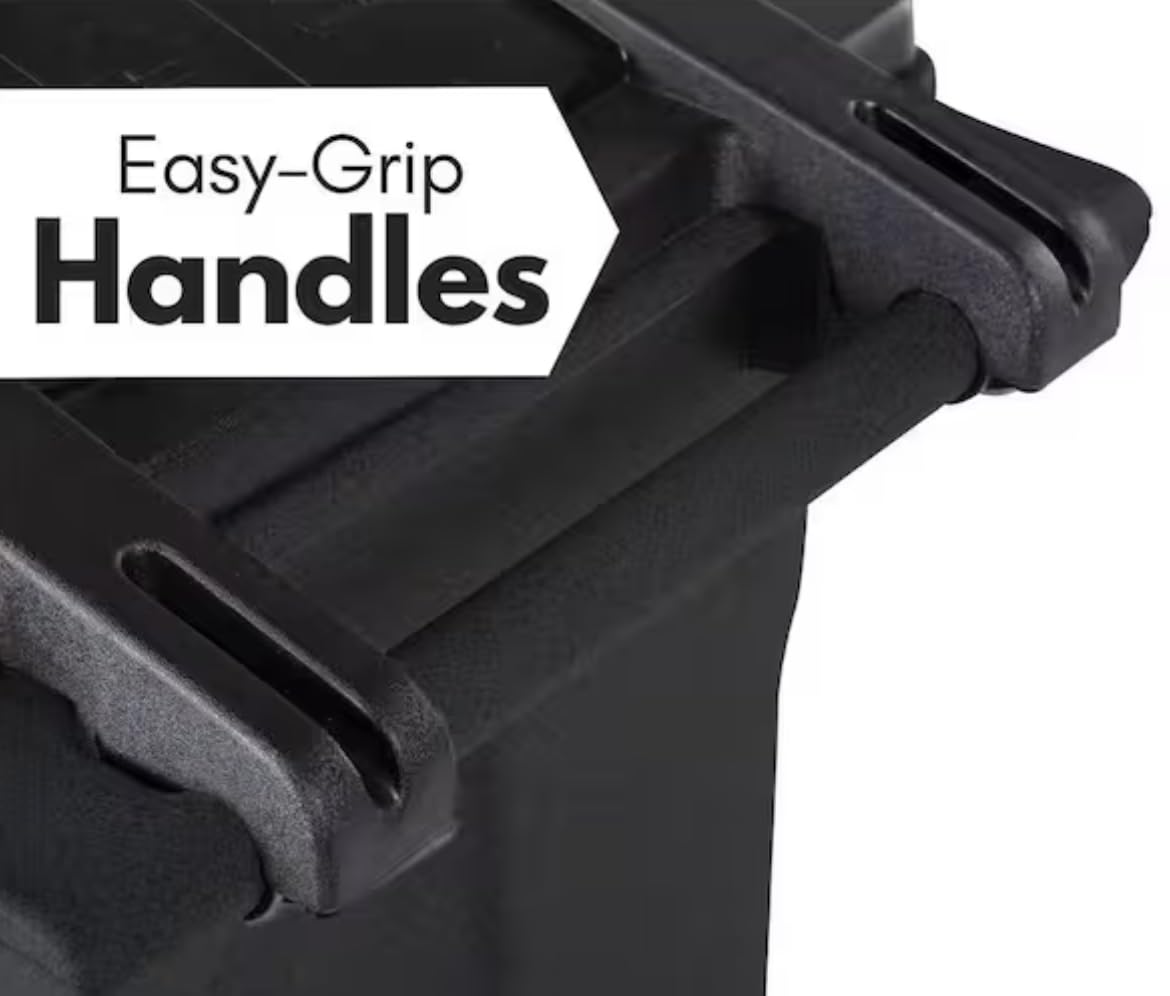 48 Gallon Trash Can with Quiet Wheels W855