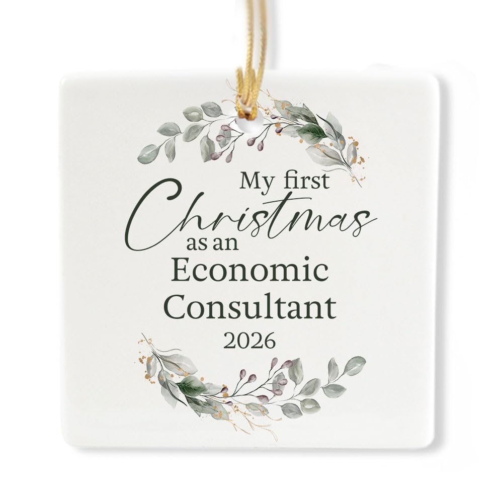 Ceramic 3-inch Square-Shaped Ornament S9209