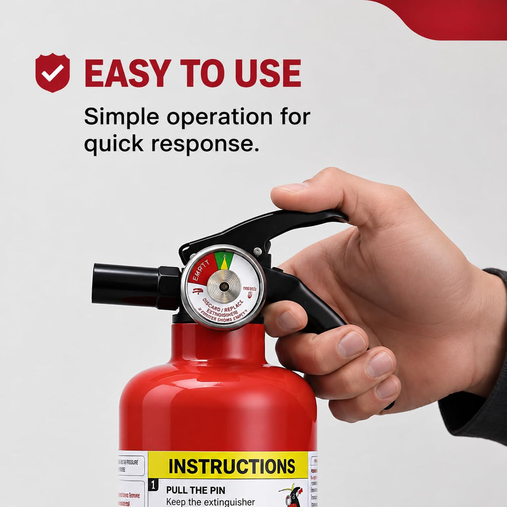 2.5 lb Rechargeable Dry Chemical Fire Extinguisher 4 Pack K590