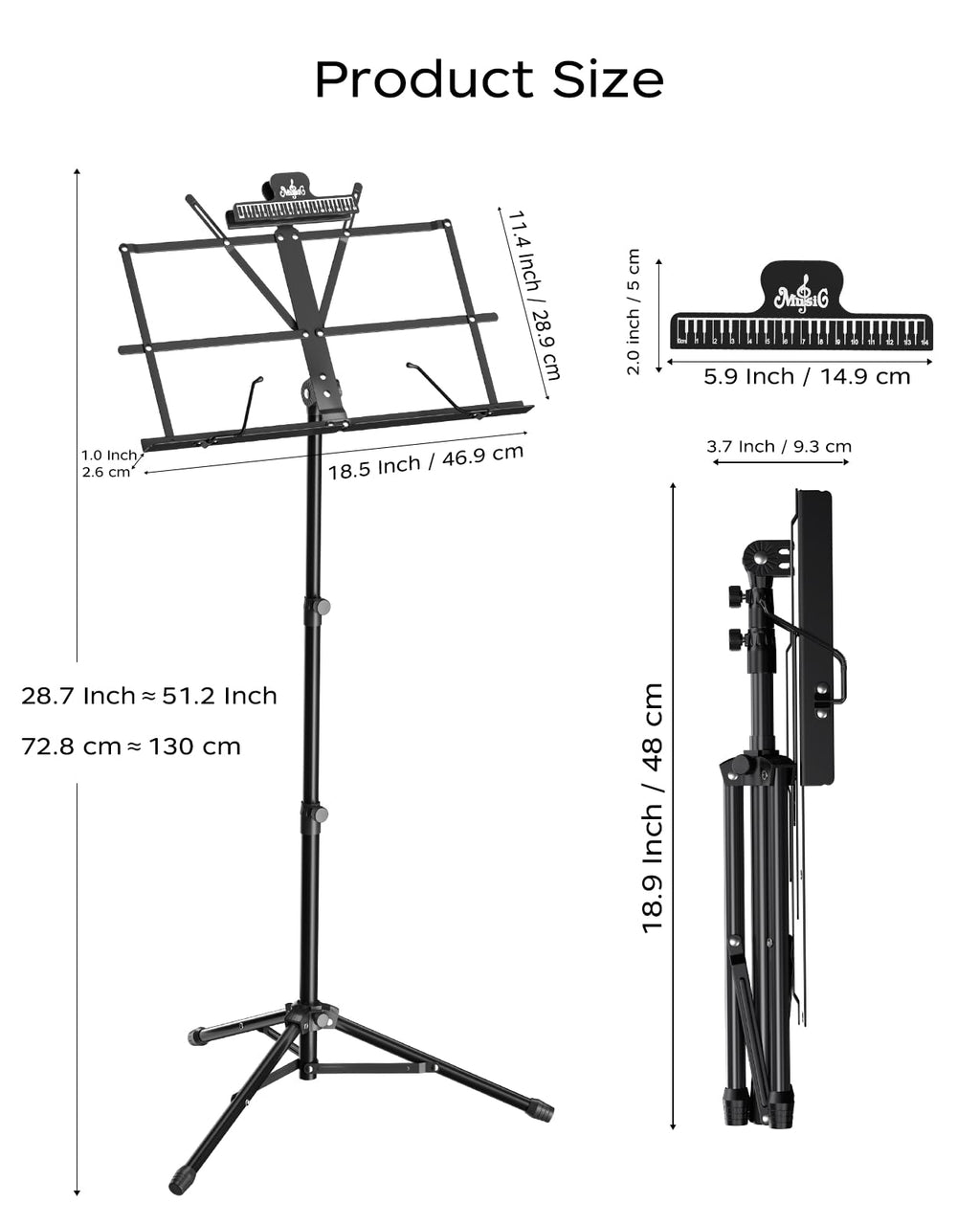 Folding Sheet Music & Book Stand with Bag P317978