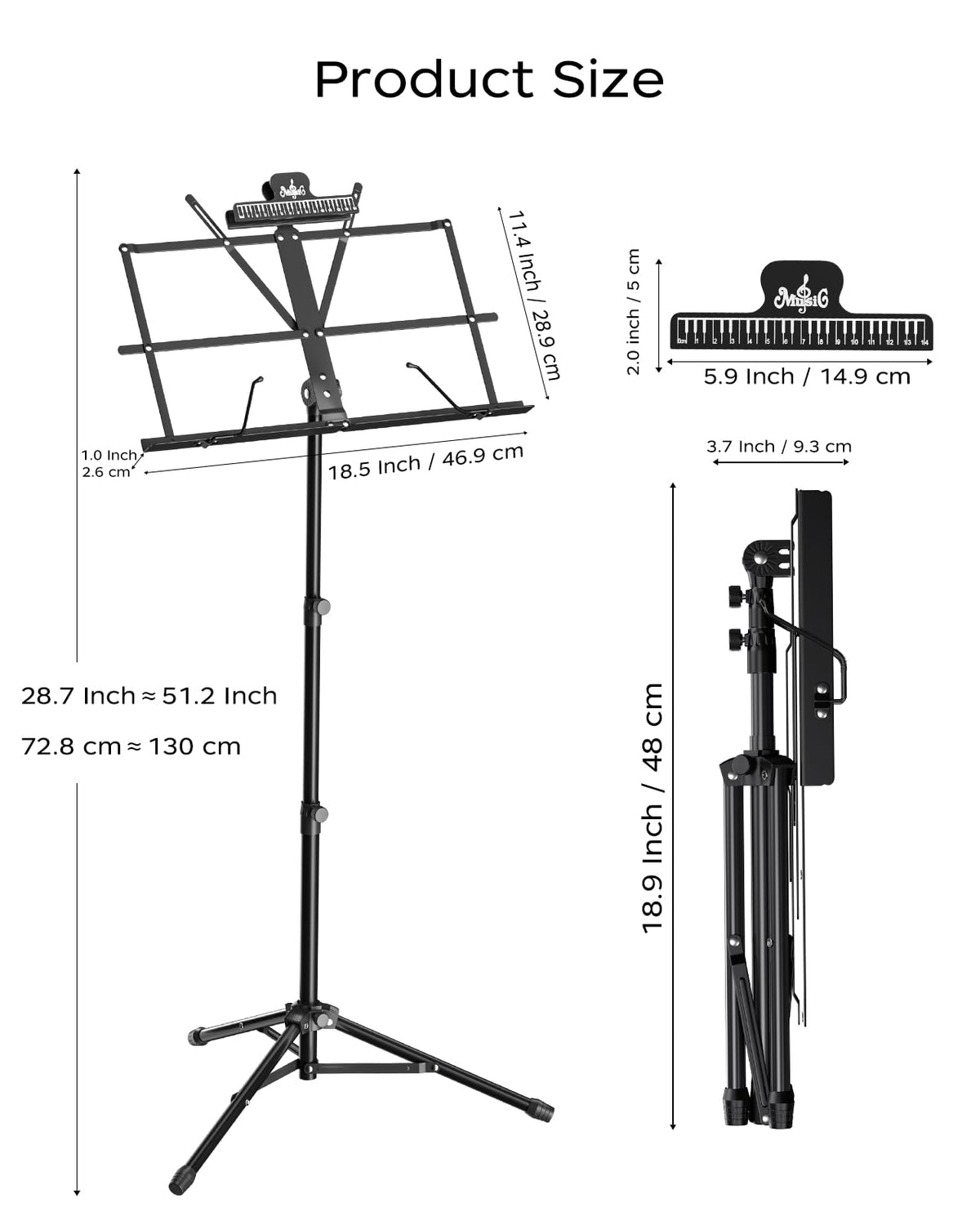 Folding Sheet Music & Book Stand with Bag P317978