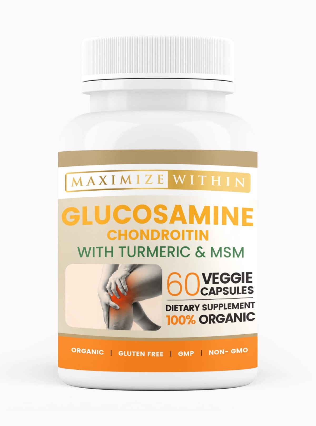 Glucosamine Chondroitin Turmeric MSM 60 Veggie Capsules L860