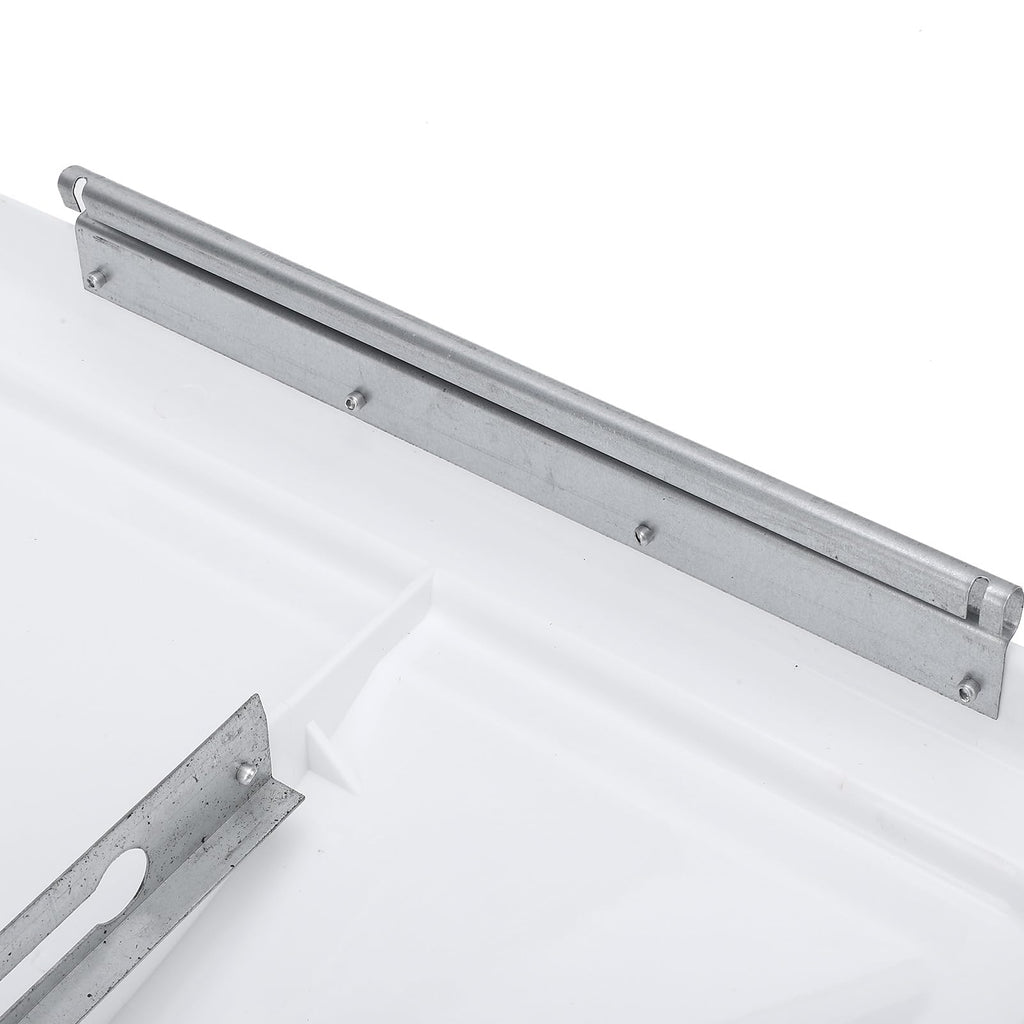 2 Pack 14 Inch White Polypropylene RV Roof Vent Cover T650
