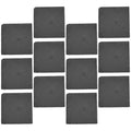 Black Natural Stone Coasters Set X1370