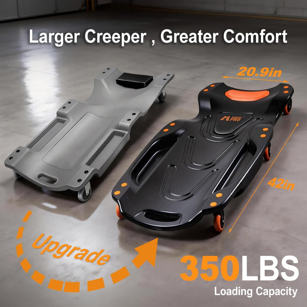 42" 350 LBS Mechanic Creeper with 6 Wheels E154153
