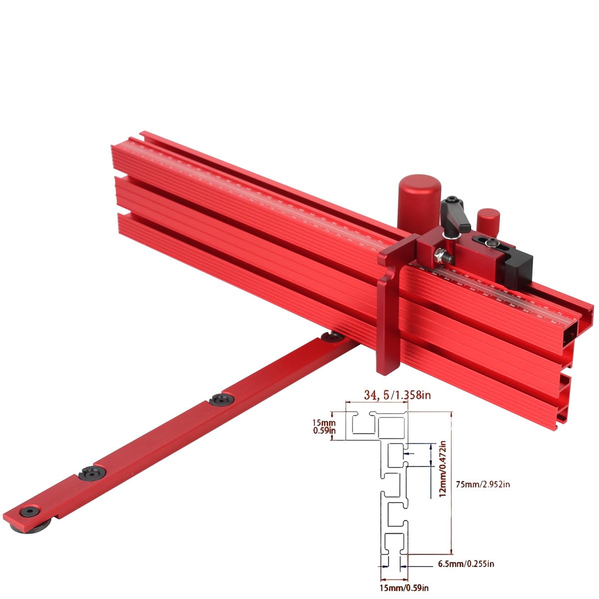Table Saw Precision Miter System with Miter Fence & Bar Y841689