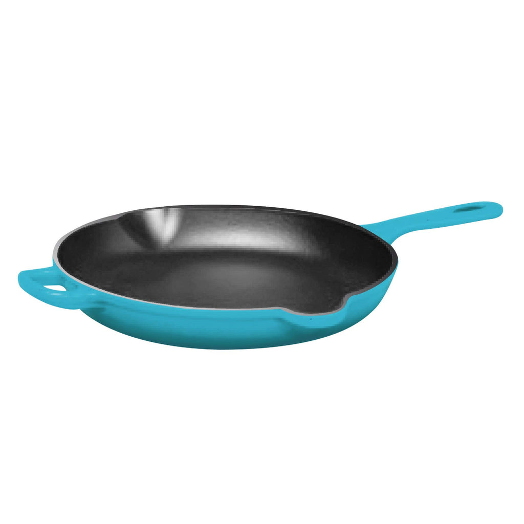 Cast Iron Skillet, 10 inch, Sea Blue I9478