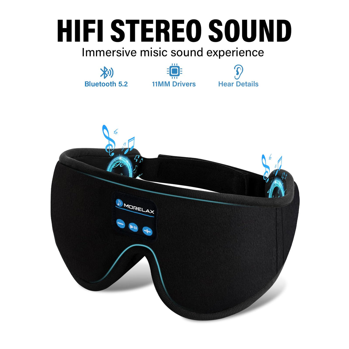 Sleep Mask with Bluetooth Headphones U71170