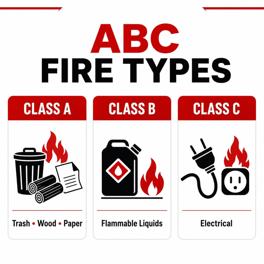 2.5 lb Rechargeable Dry Chemical Fire Extinguisher 4 Pack K590