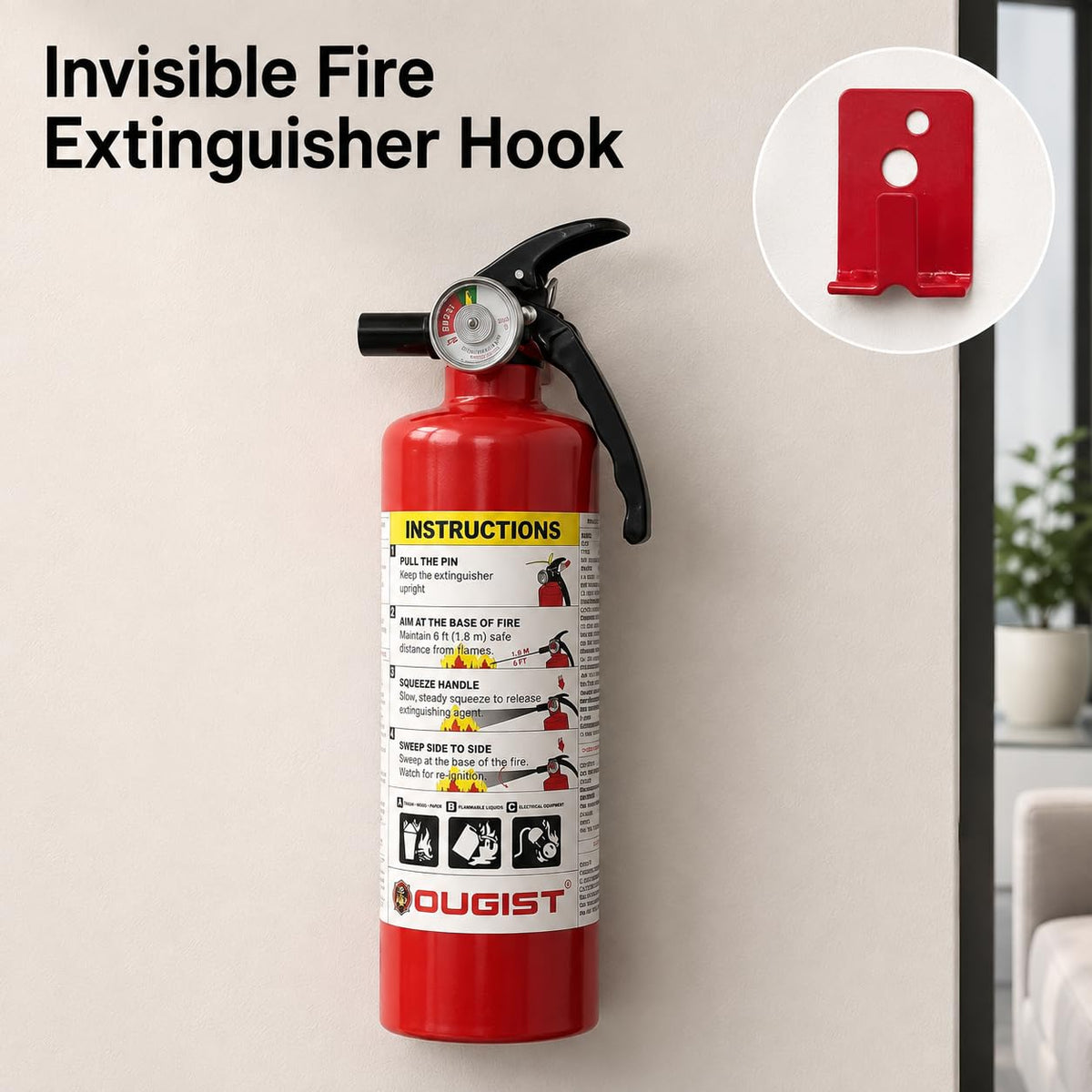 2.5 lb Rechargeable Dry Chemical Fire Extinguisher 4 Pack K590