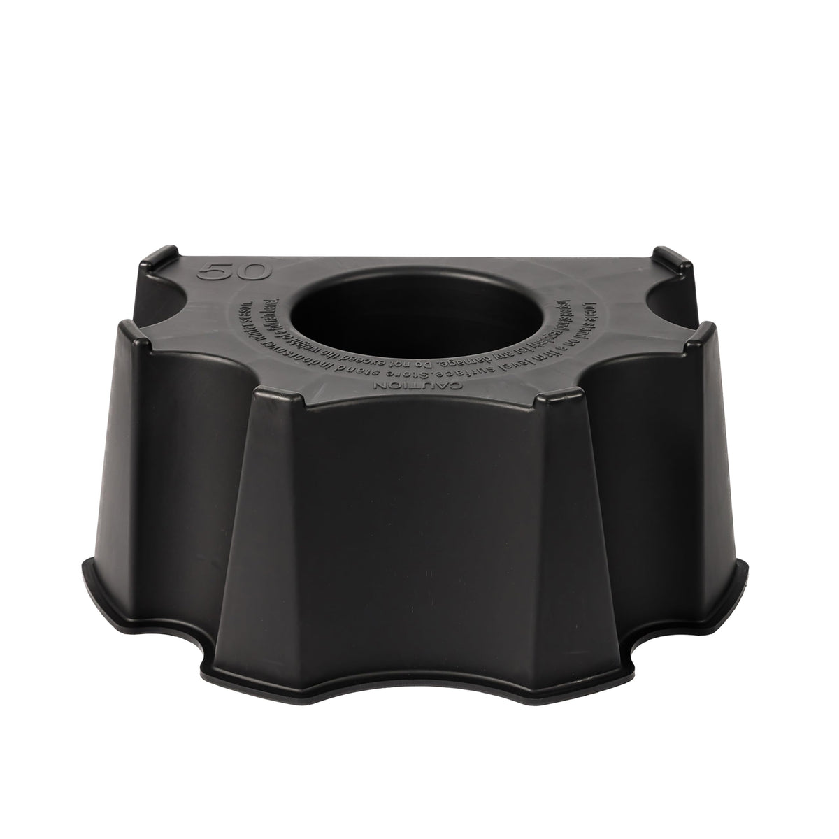 50-Gallon Black Rain Barrel Stand X1258