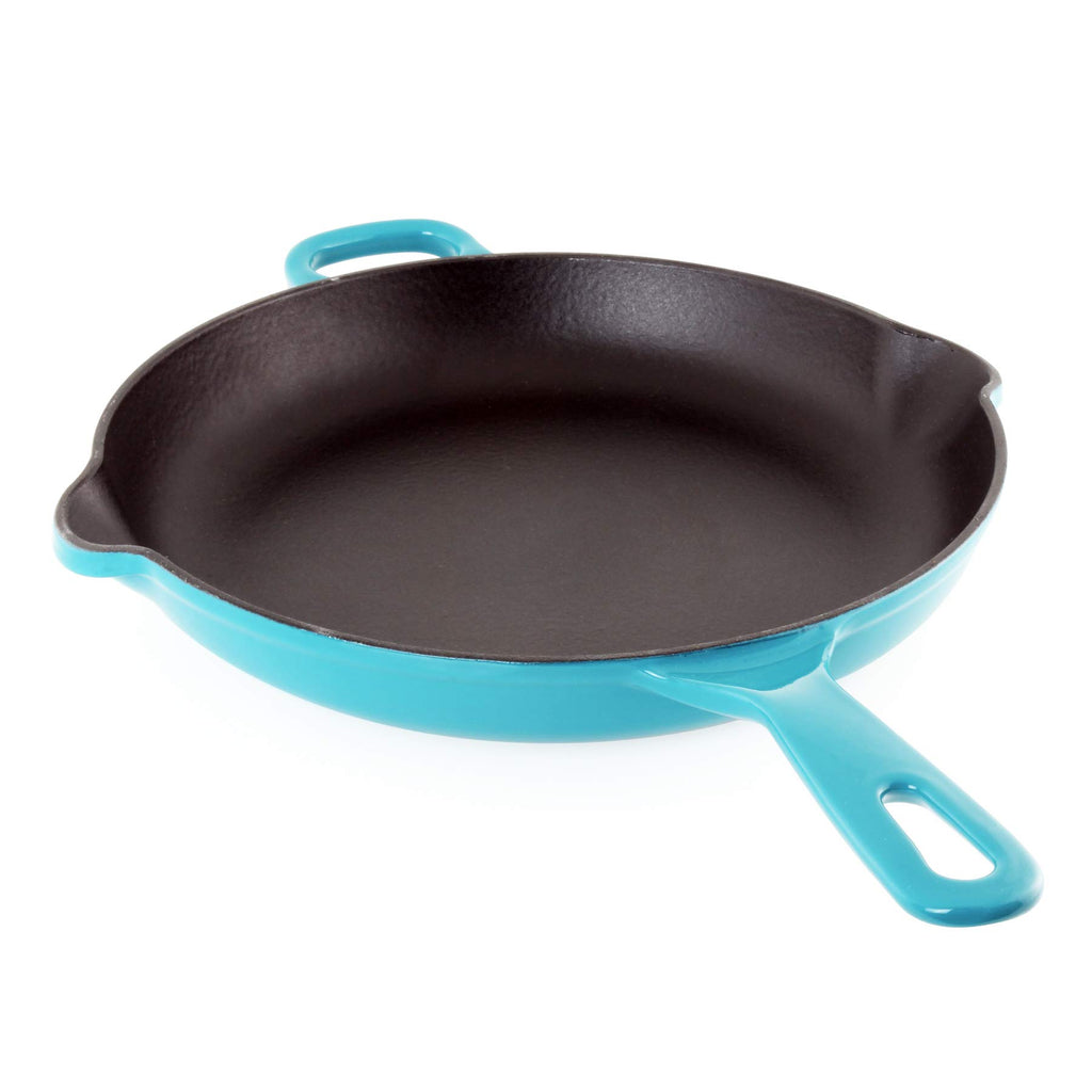 Cast Iron Skillet, 10 inch, Sea Blue I9478