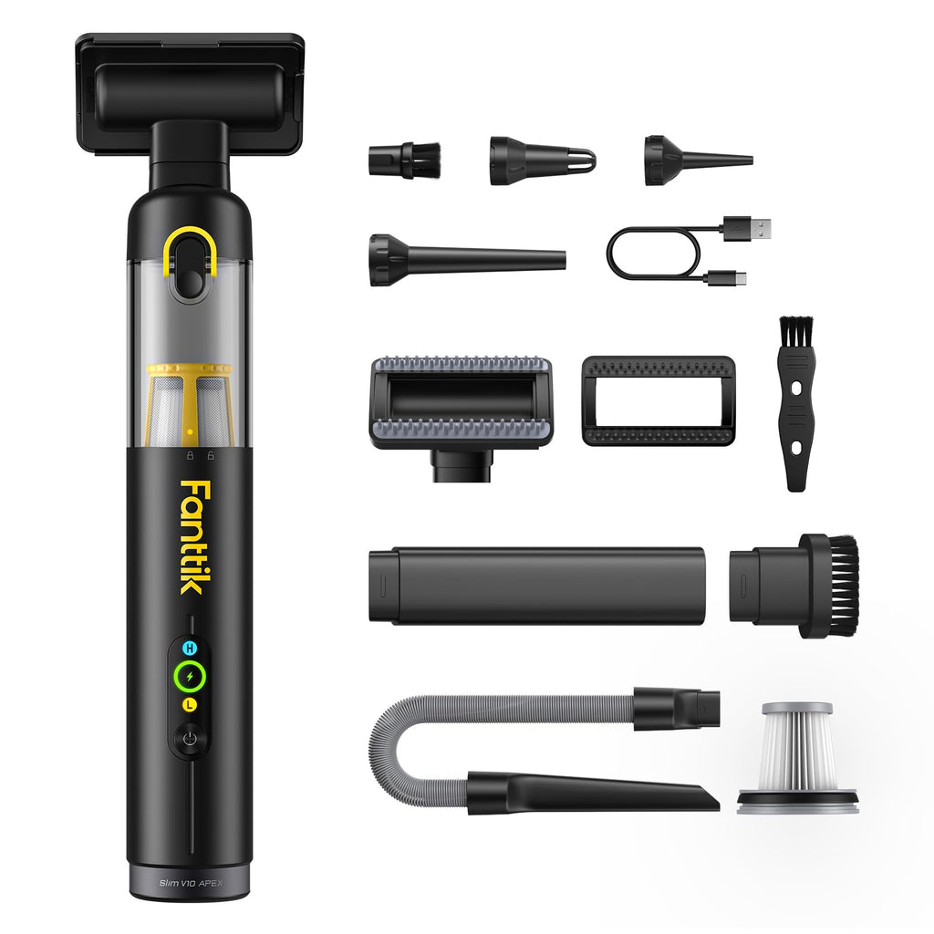Cordless Handheld Car Vacuum, 19kPa, Black H1989