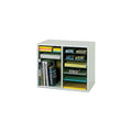 12 Compartment Wood Literature Organizer P7185