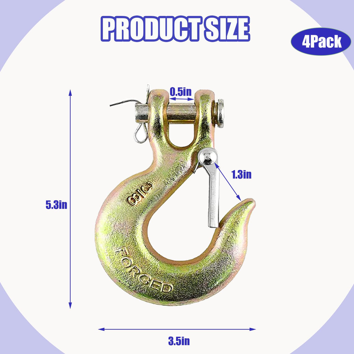 3/8'' Chain Hook with Safety Latch Z269628