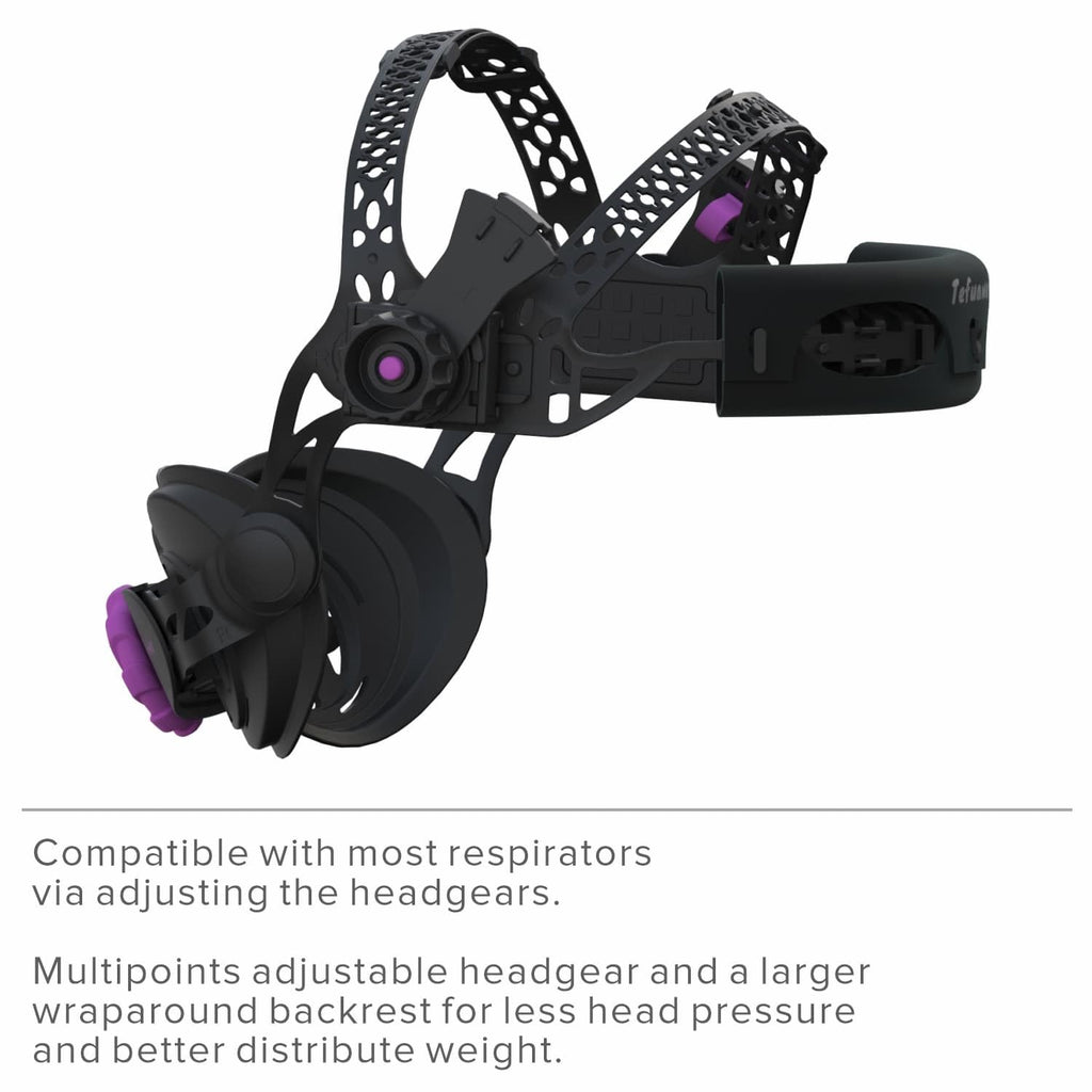 4 1/2" x 5 1/4" Fibreglass Auto Darkening Welding Hood H4397