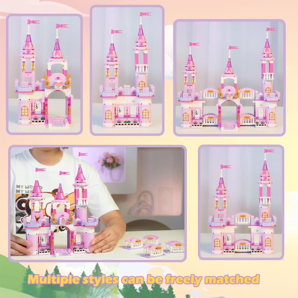 541 Pieces Multi Shaped Castle Building Blocks E959