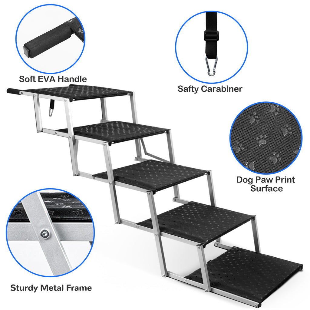Foldable Dog Stairs for Car U6708