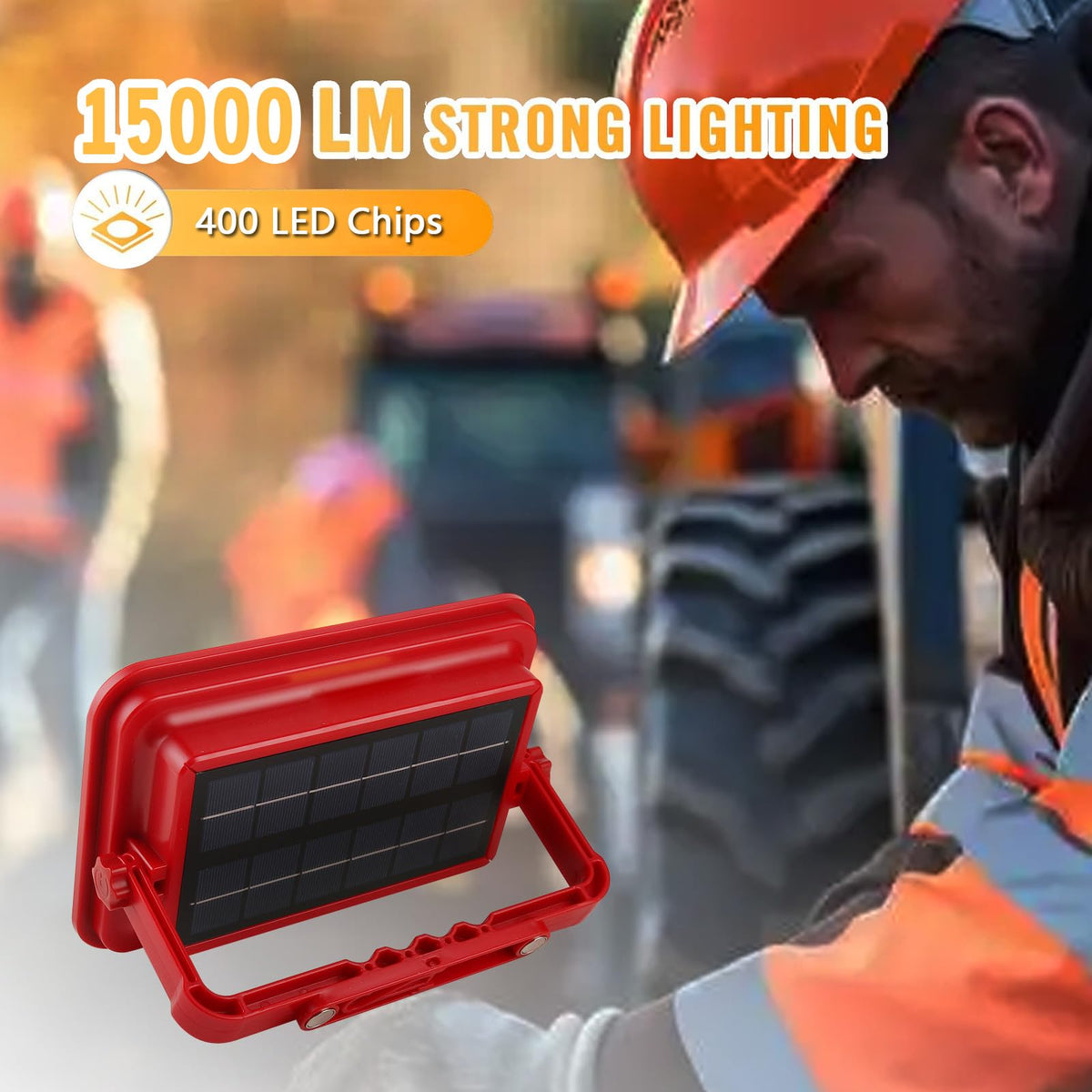 Portable Rechargeable Magnetic Work Light 16500mAh 200W 15000LM IP69 K6432