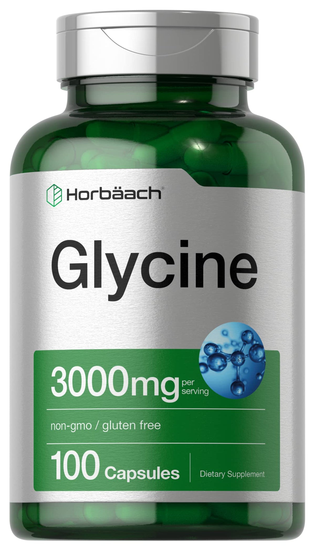 Glycine 3000mg 100 Powder Capsules T916798