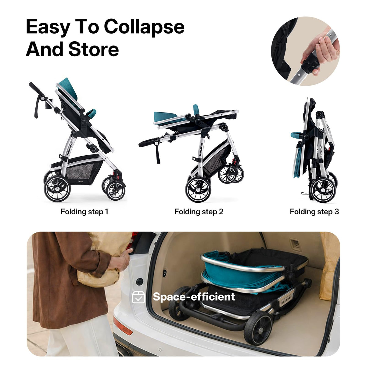 2-in-1 Reversible Baby Stroller O602571
