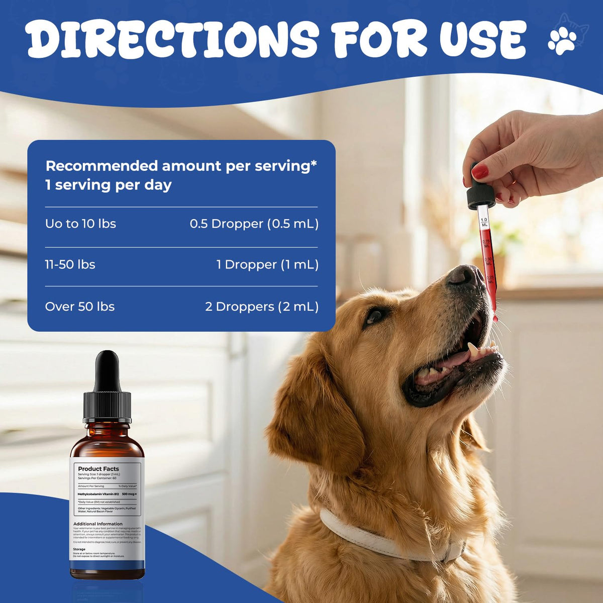 Vitamin B12 Liquid Drops with Methylcobalamin F603