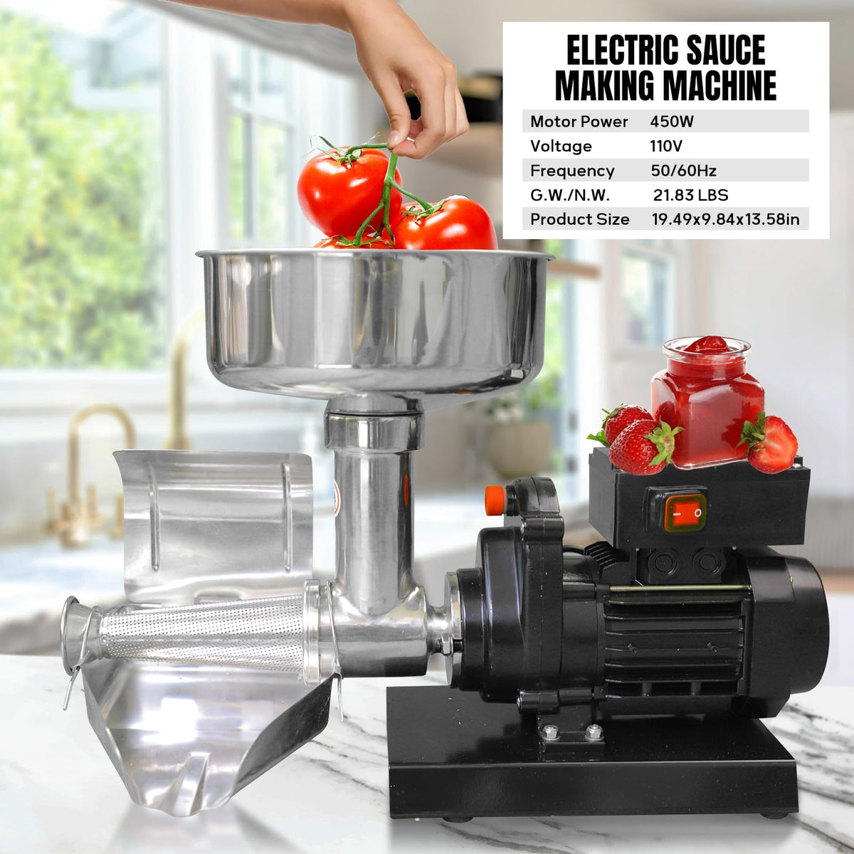 Electric Stainless Steel Jam Maker A261