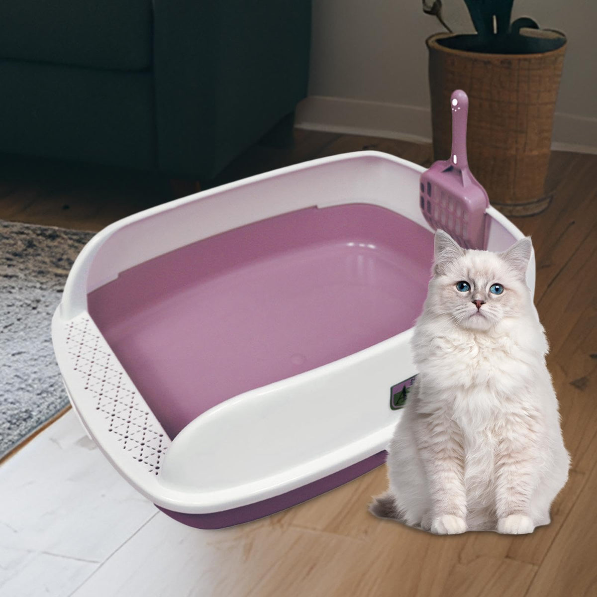 Pink Cat Litter Box U977467