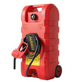 15 Gallon Wheeled Fuel Caddy with Manual Siphon Pump & 10FT Hose X843
