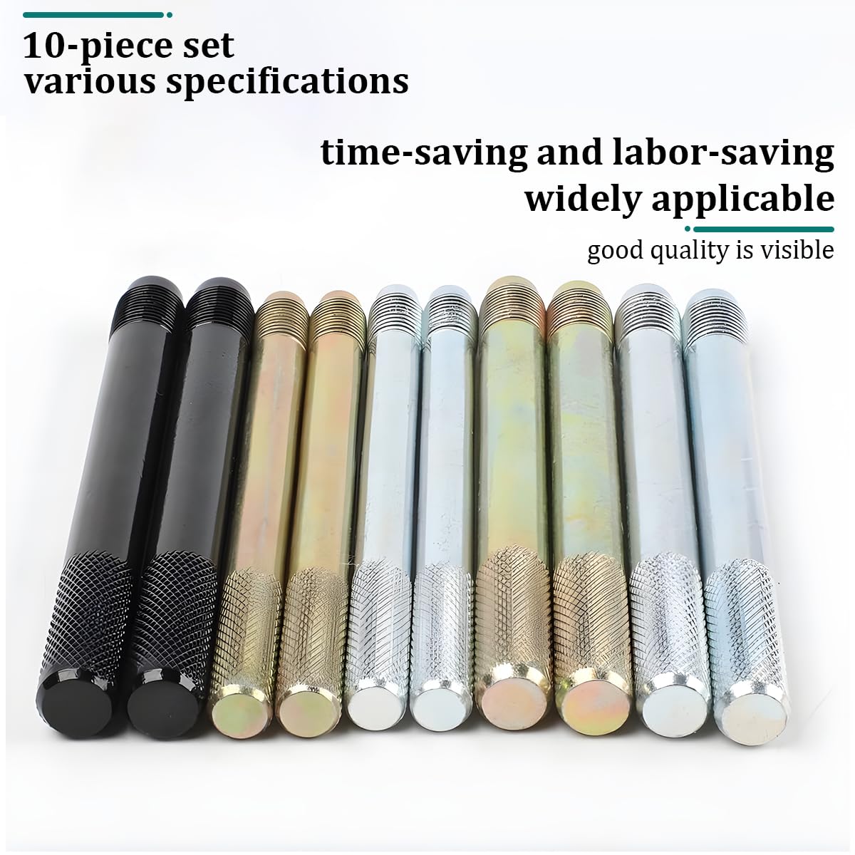 10PCS Wheel Alignment Pin Guide Tool M14 x 1.5/1.25 M12 x 1.5/1.25 M15 x 1.25 M2125
