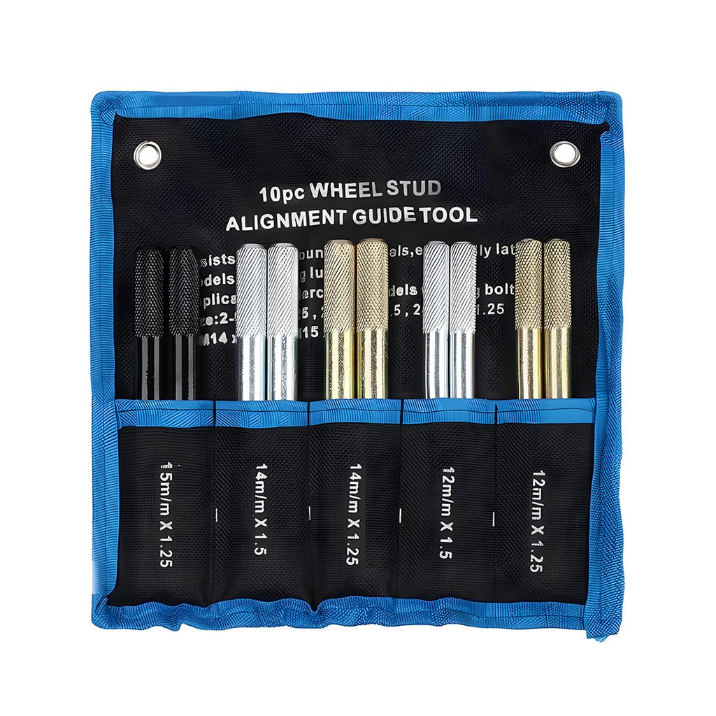 10PCS Wheel Alignment Pin Guide Tool M14 x 1.5/1.25 M12 x 1.5/1.25 M15 x 1.25 M2125