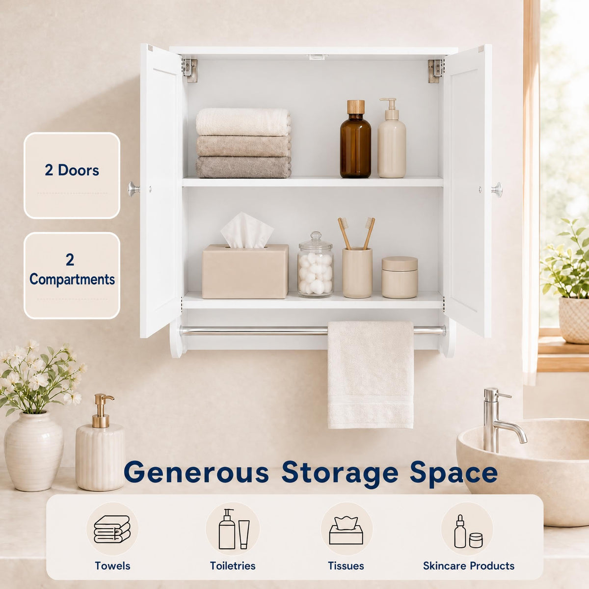 Wall Mounted Bathroom Cabinet N527138