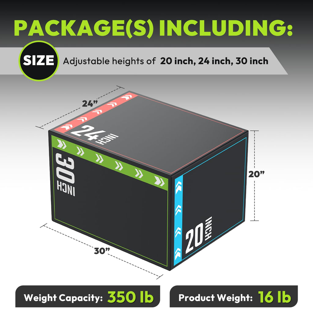 3-in-1 Plyometric Jump Box K128103