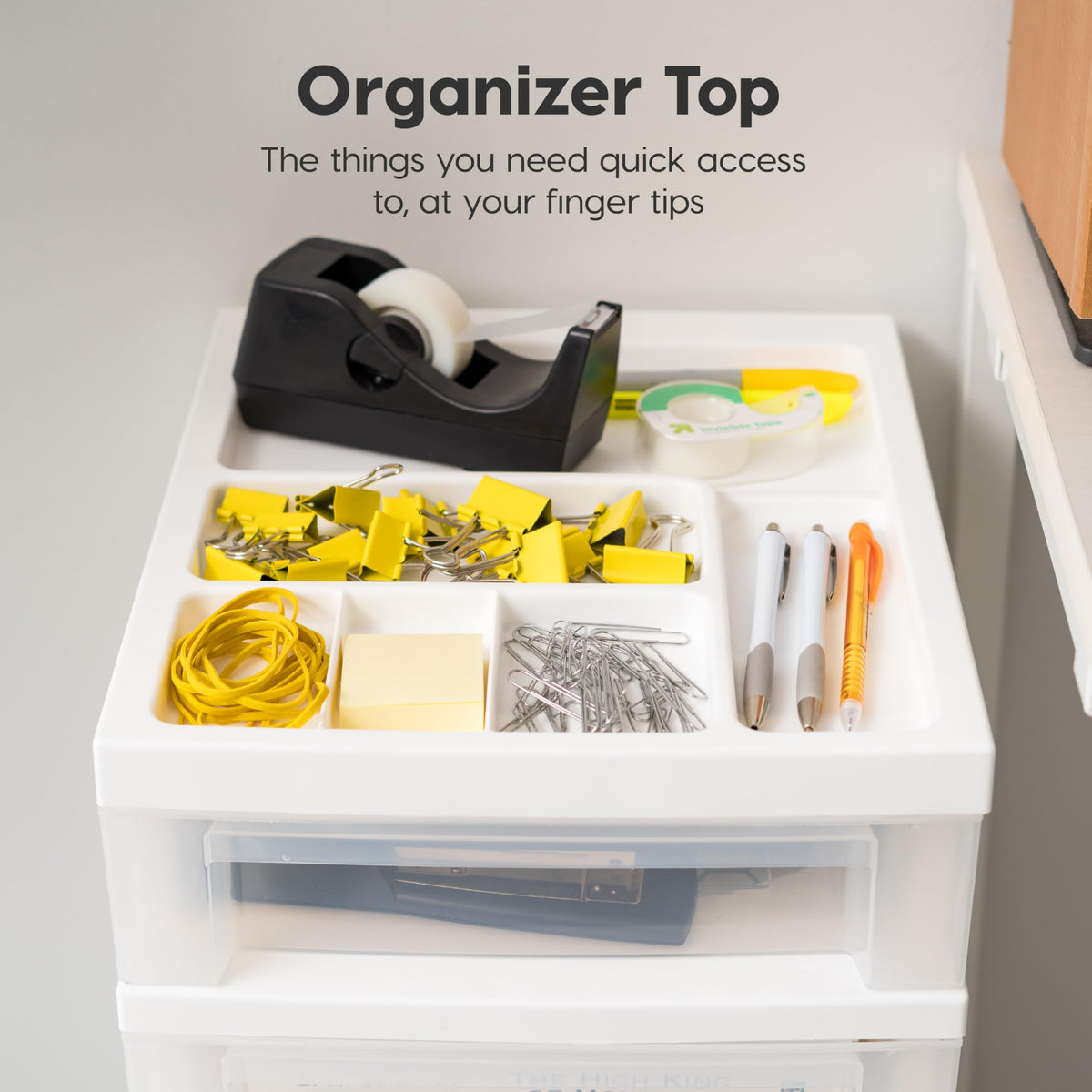 6 Drawer Rolling Storage Cart V23491