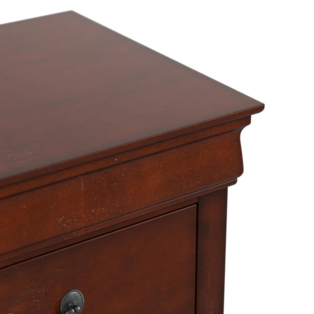 Solid Wood 2-Drawer Nightstand Set X7049