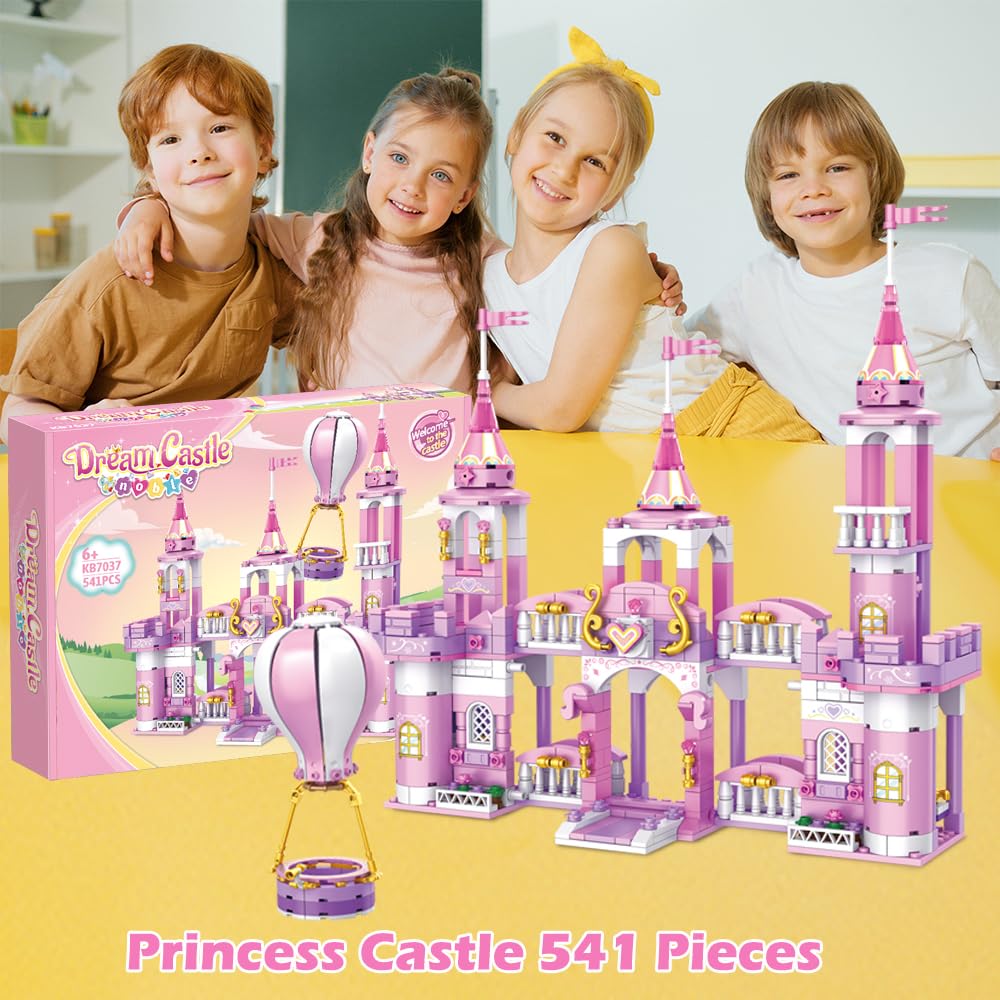 541 Pieces Multi Shaped Castle Building Blocks E959