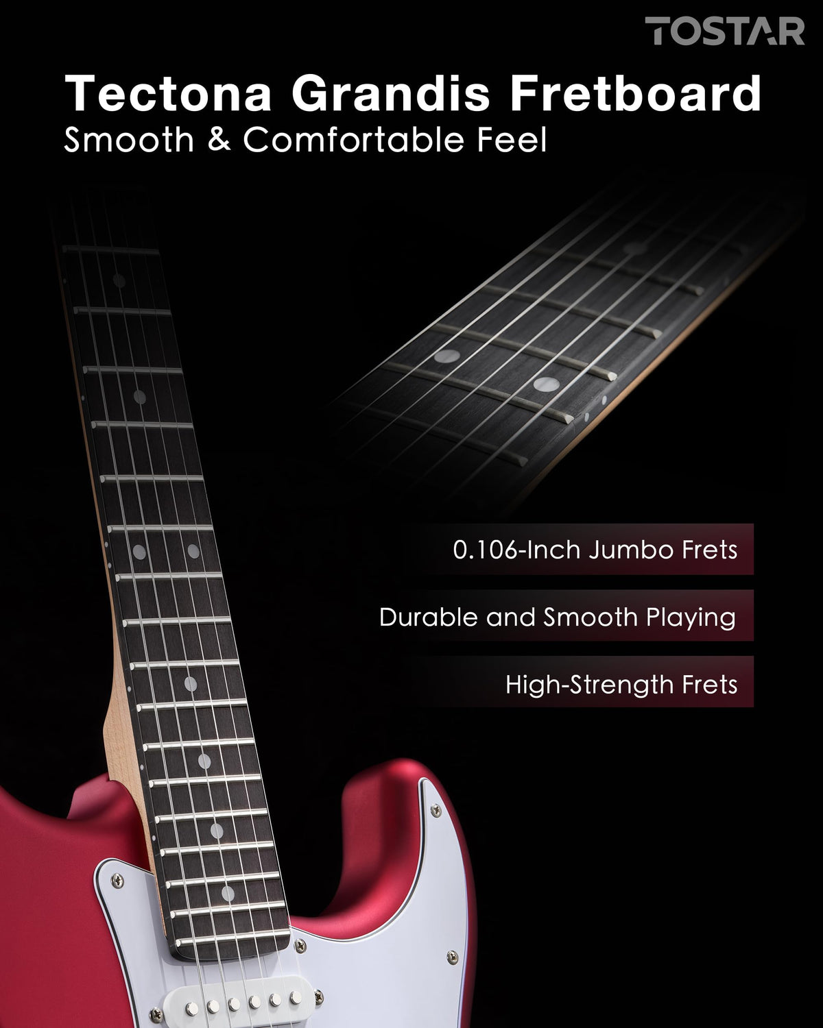 Red Electric Guitar Kit W7584