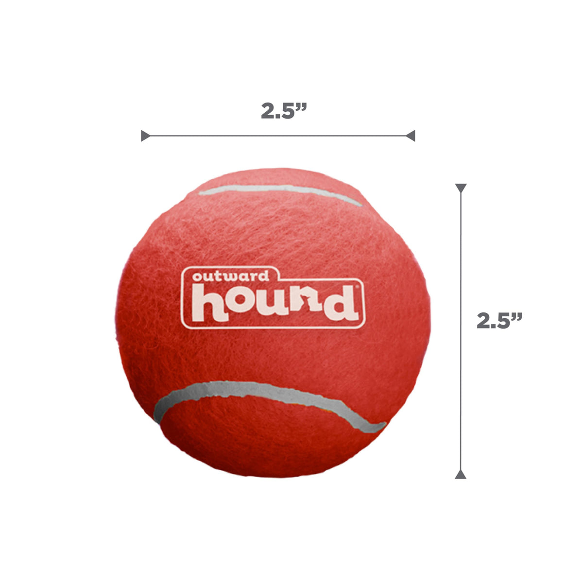 Squeaker Ballz Tennis Ball Dog Toy 4-Pack E44040