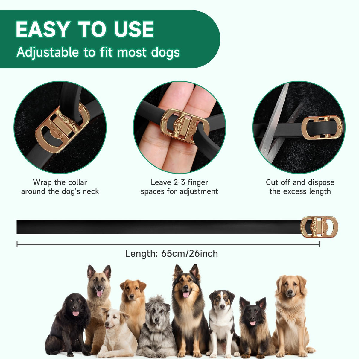 4 Pack Flea Collar for Dogs R954