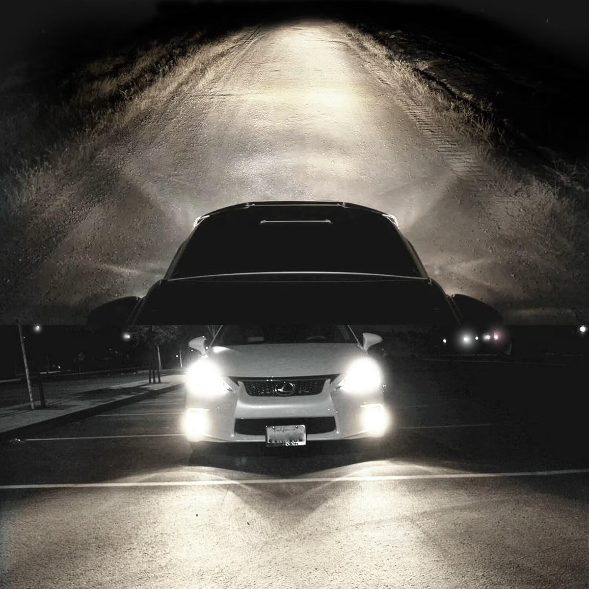 Halogen Headlight Bulbs 9003/H4 6000k White 2 pack P15302
