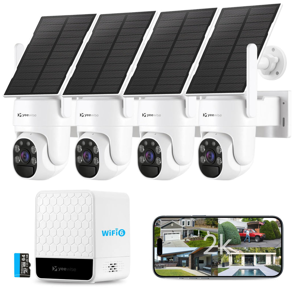 4MP Solar Wireless Security Cameras V790314
