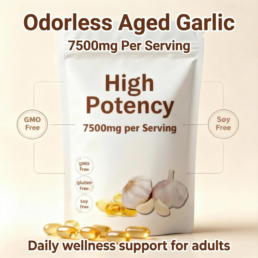Odorless Aged Garlic Extract 200 Softgels F1093