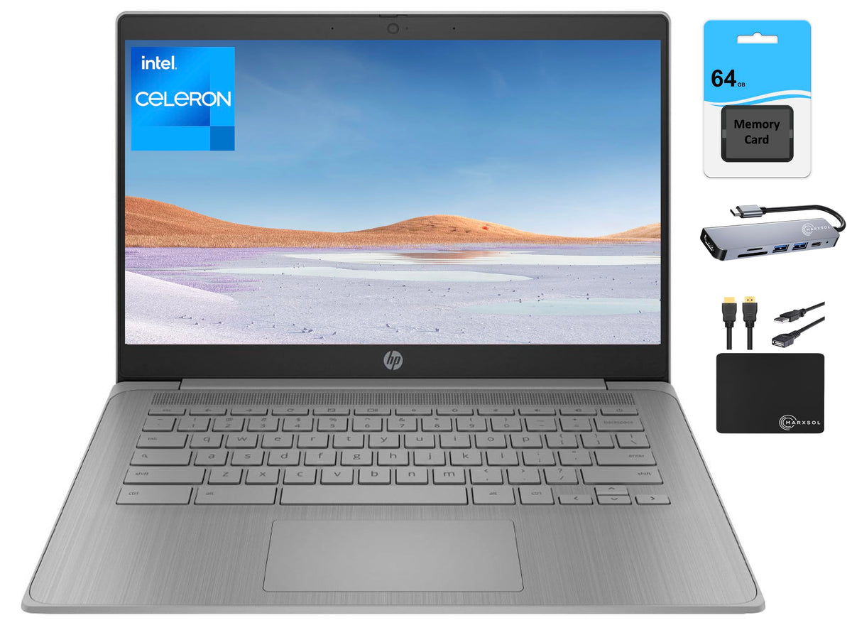 14" HD Chromebook Intel Celeron N4120 4GB RAM 128GB Storage A739386