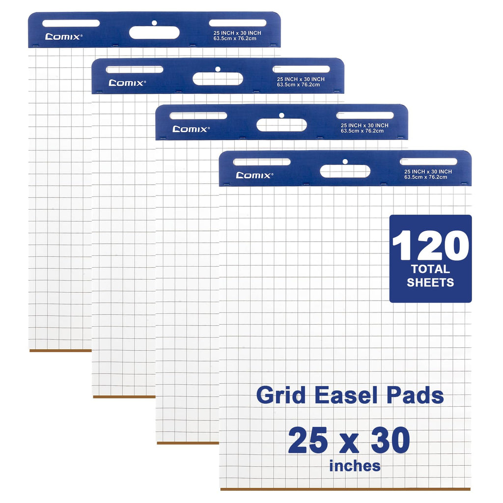 25 x 30 In Flip Chart Easel Pad, 30 Sheets/Pad, 4 Pads O448966
